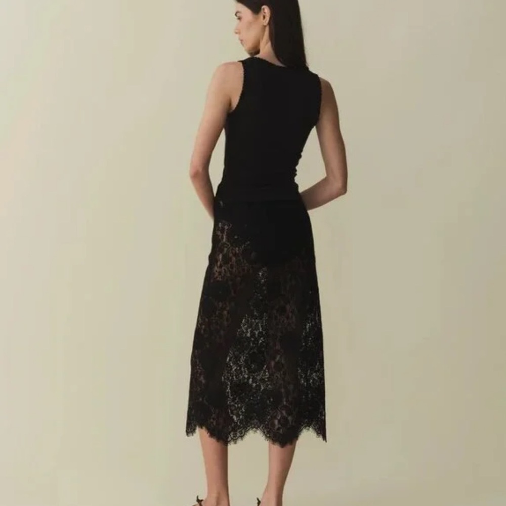 Doen Nandi Skirt in Daffodil Black - Picture 5 of 14